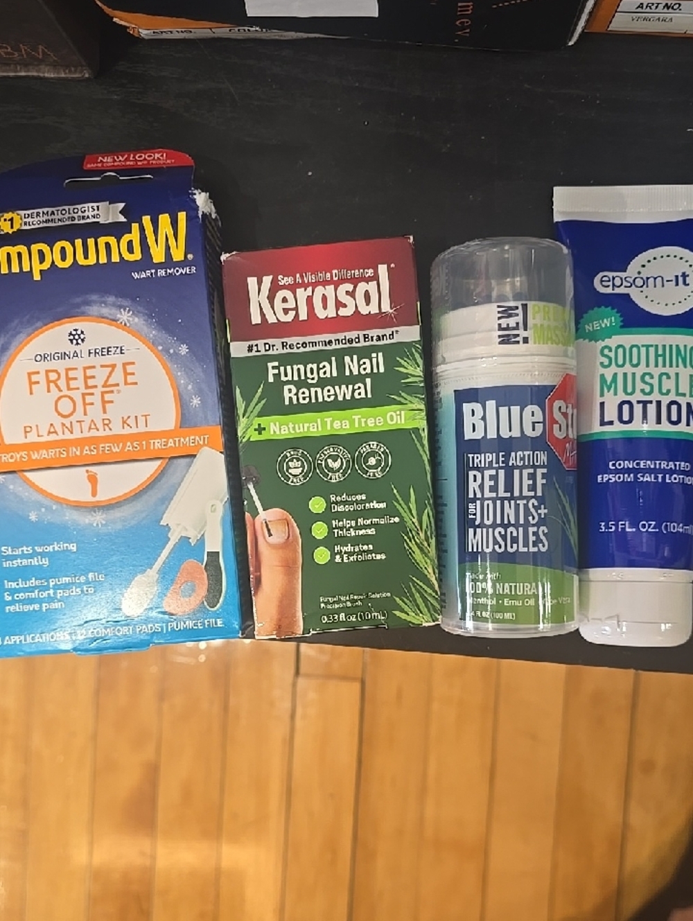 Healing Bundle 4 Products Kerasal Fungal Nail Renewal with Tea Tree Oil -